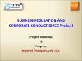 BUSINESS REGULATION AND CORPORATE CONDUCT (BRCC Project) PowerPoint PPT Presentation