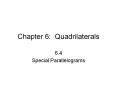 Chapter 6: Quadrilaterals PowerPoint PPT Presentation