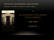 PROVINCIAL BOOKMAKERS