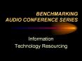 BENCHMARKING AUDIO CONFERENCE SERIES PowerPoint PPT Presentation