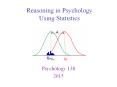 Reasoning in Psychology Using Statistics PowerPoint PPT Presentation