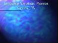 Language Variation: Monroe County, PA PowerPoint PPT Presentation