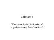 Climate I