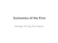 Economics of the Firm PowerPoint PPT Presentation