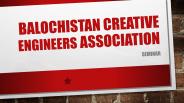 Balochistan creative engineers Association