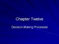 Chapter Twelve PowerPoint PPT Presentation