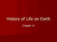 History of Life on Earth PowerPoint PPT Presentation