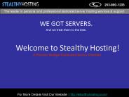 Dedicated Servers - Stealthy Hosting