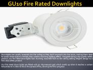 GU10 Fire Rated Downlights