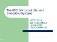 The 8051 Microcontroller and Embedded Systems PowerPoint PPT Presentation