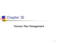 Pension Plan Management PowerPoint PPT Presentation