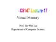 Virtual Memory PowerPoint PPT Presentation