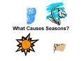 What Causes Seasons? PowerPoint PPT Presentation