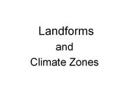 Landforms