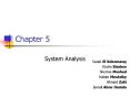 System Analysis PowerPoint PPT Presentation