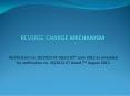 REVERSE CHARGE MECHANISM PowerPoint PPT Presentation