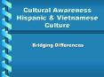 Cultural Awareness Hispanic PowerPoint PPT Presentation