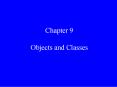 Chapter 9 Objects and Classes PowerPoint PPT Presentation