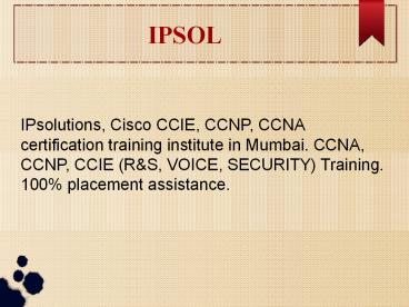 Best Hardware and Networking Training Institute in Mumbai