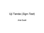 Uji Tanda (Sign-Test)