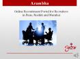 Online Recruitment Portal for Recruiters in Pune, Nashik and Mumbai PowerPoint PPT Presentation