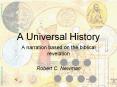 A Universal History PowerPoint PPT Presentation