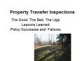Property Transfer Inspections PowerPoint PPT Presentation