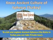 Know ancient culture of ephesus (turkey)