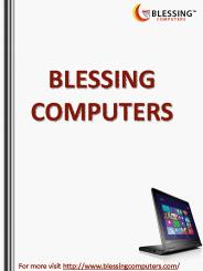Notebook Computers Online Store - Blessing Computers Limited
