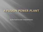 A Fusion Power Plant