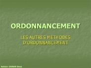 ORDONNANCEMENT