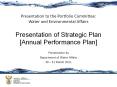 Presentation to the Portfolio Committee: Water and Environmental Affairs PowerPoint PPT Presentation