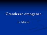 Grandezze omogenee