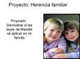 Proyecto: Herencia familiar PowerPoint PPT Presentation