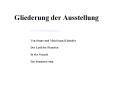 Gliederung der Ausstellung PowerPoint PPT Presentation