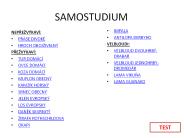 SAMOSTUDIUM