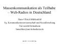 Massenkommunikation als Teilhabe  PowerPoint PPT Presentation