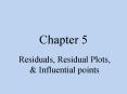Residuals, Residual Plots, PowerPoint PPT Presentation