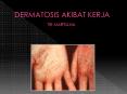 DERMATOSIS AKIBAT KERJA         TRI MARTIANA PowerPoint PPT Presentation