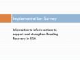 Implementation Survey PowerPoint PPT Presentation