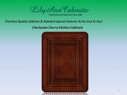Charleston Cherry Kitchen Cabinets