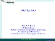ORA for SKA