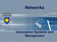 Networks   Information Systems and Management PowerPoint PPT Presentation