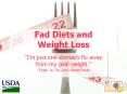 Fad Diets and Weight Loss PowerPoint PPT Presentation