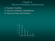 Chapter 5 Discrete Probability Distributions