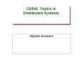 CS542: Topics in Distributed Systems PowerPoint PPT Presentation