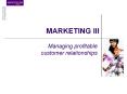 MARKETING III PowerPoint PPT Presentation