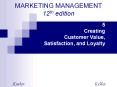 MARKETING%20MANAGEMENT%2012th%20edition PowerPoint PPT Presentation