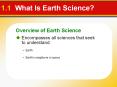 1.1 What Is Earth Science? PowerPoint PPT Presentation