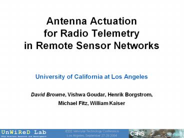 IEEE Vehicular Technology Conference